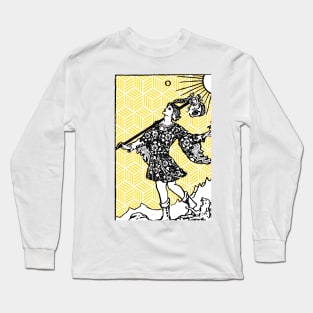 Geometric Tarot Print - The Fool Long Sleeve T-Shirt